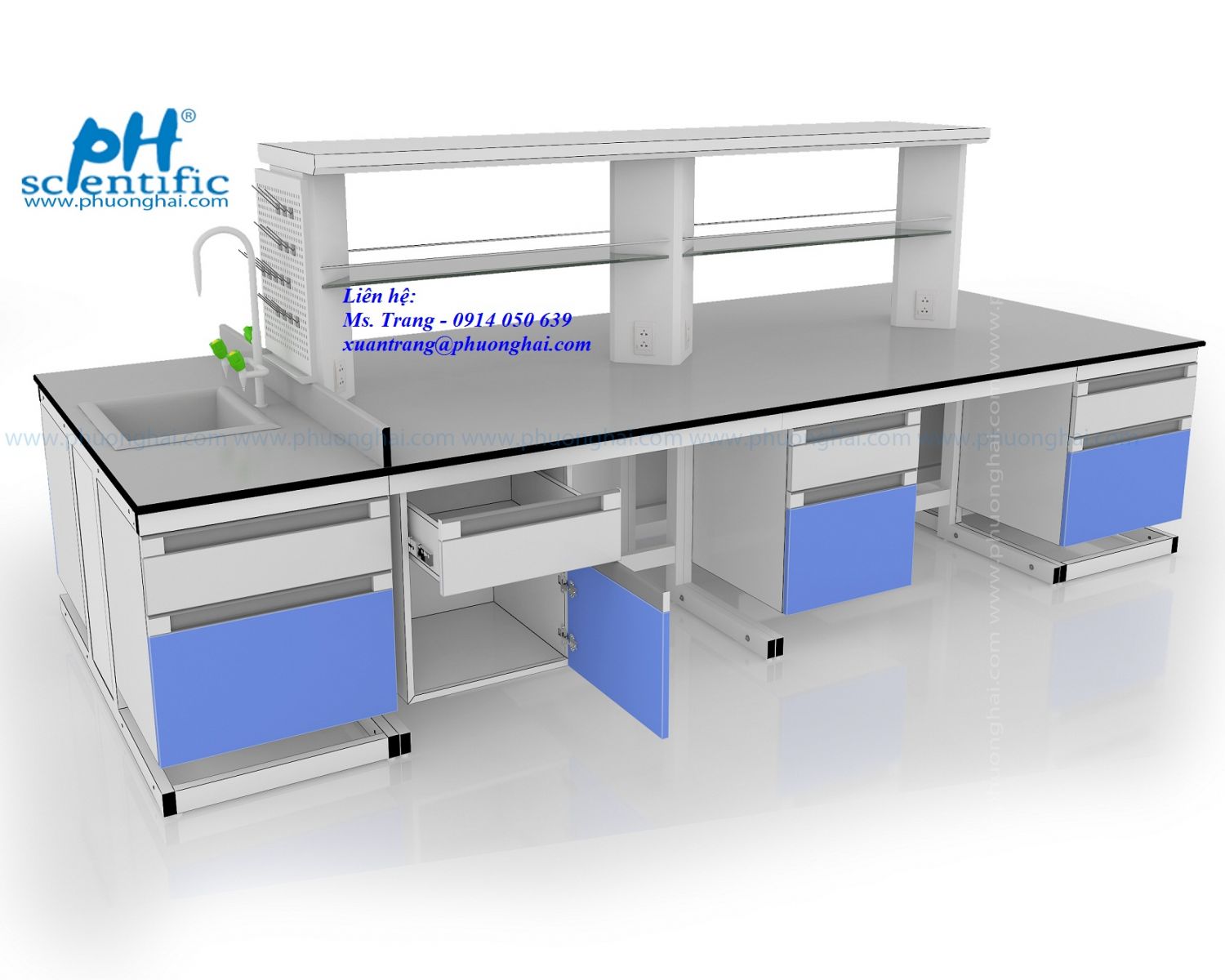 Thiết kế và lắp đặt nội thất phòng thí nghiệm đạt tiêu chuẩn Châu Âu